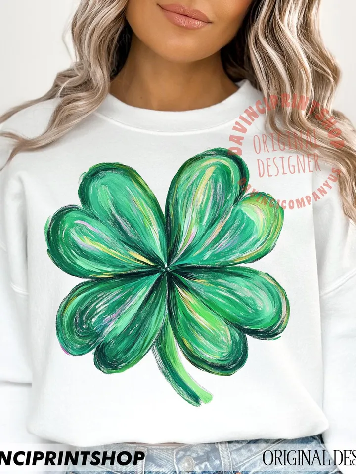 St. Patrick's Day Shamrock PNG, St. Patrick's Day PNG, Lucky png, St. Patrick's Clipart, Shamrock Digital file, St. Patty's png design
