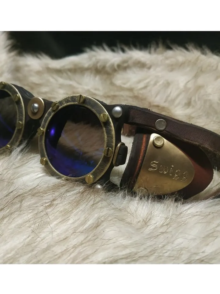 Steampunk goggles - Cyber - Goggles - Warhammer - inspired - Steampunk - Welding