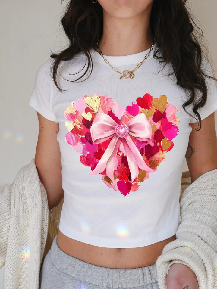 Valentine Day Heart Brushstroke png, Valentine png, Valentines day Png, xoxo png, valentine png designs, Coquette Valentine Png Trendy Vday