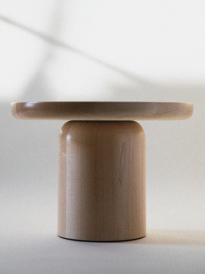 Modern Wood Cake Stand Food Riser