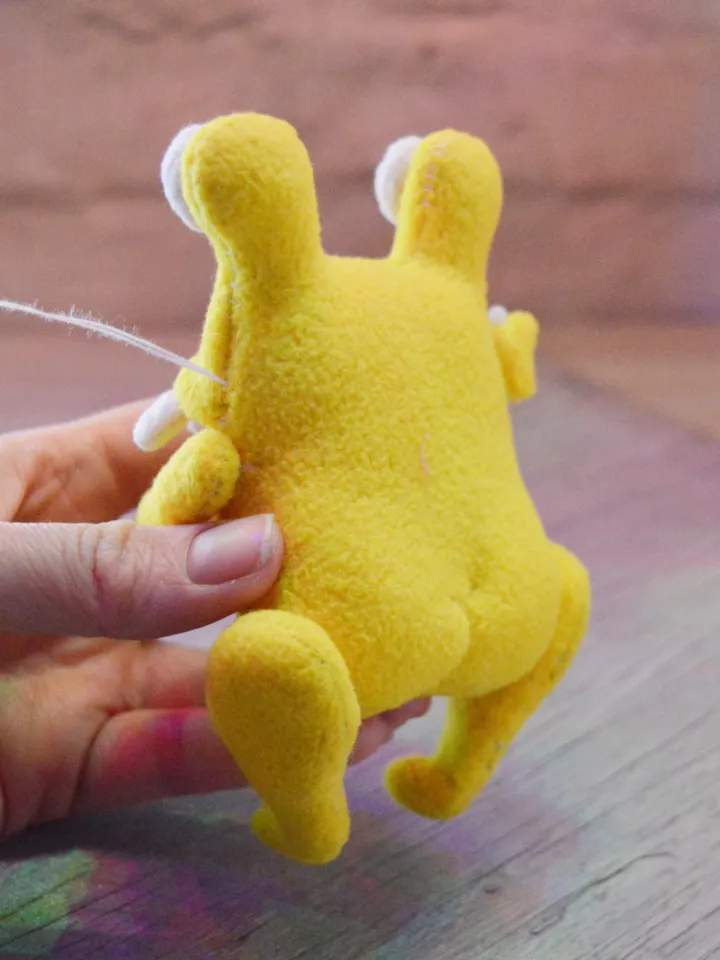 PDF Plush Toy Pattern – Snail-Eyed Monster with Pocket Mouth