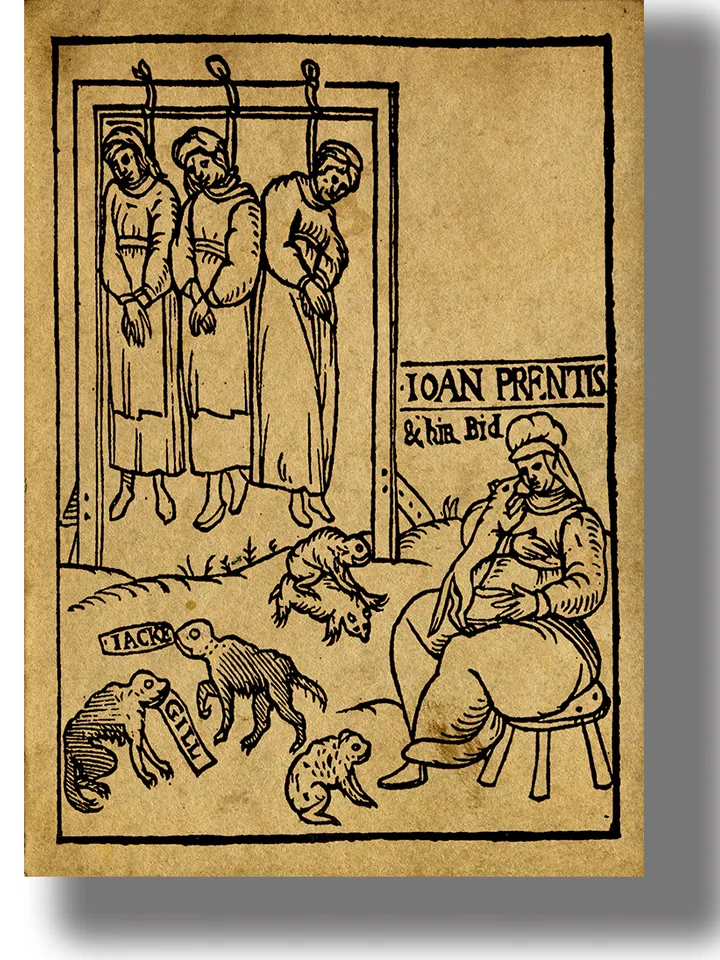 Hanging witches in Essex 1589.