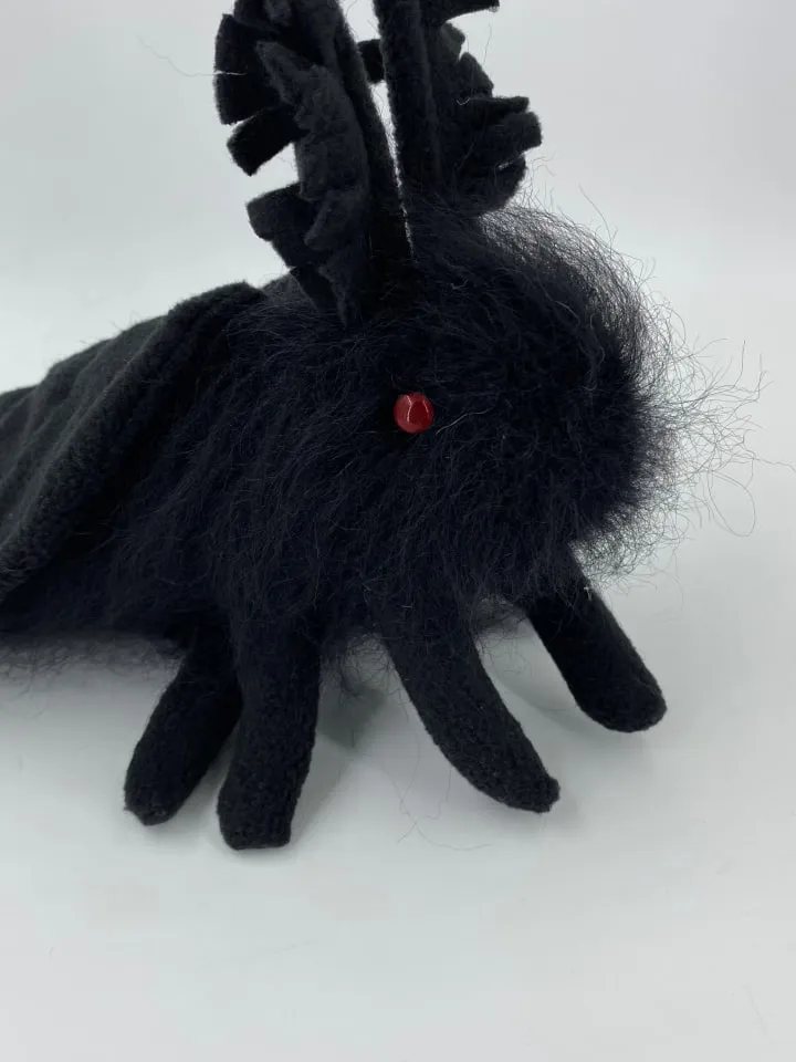 Mothman plush Classic Baby Mothman Plush- Moth Man- Soft Cryptid Plush