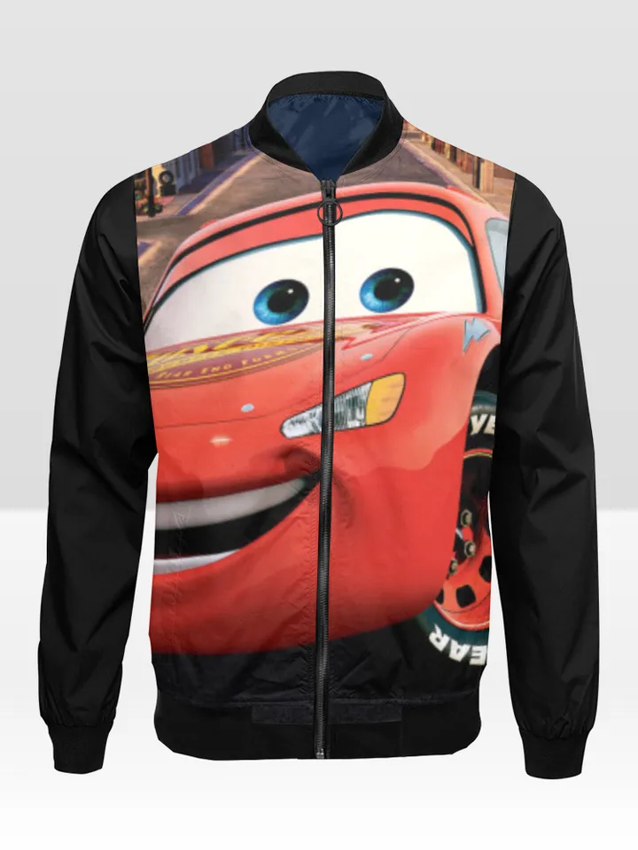 Lightning McQueen Cars Bomber Jacket