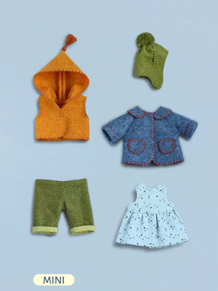 PDF Set of Clothes for Mini Bear Sewing Pattern