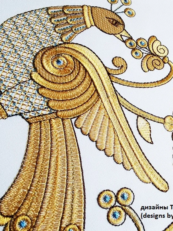 "Agafonovsky" designs for an industrial embroidery machine