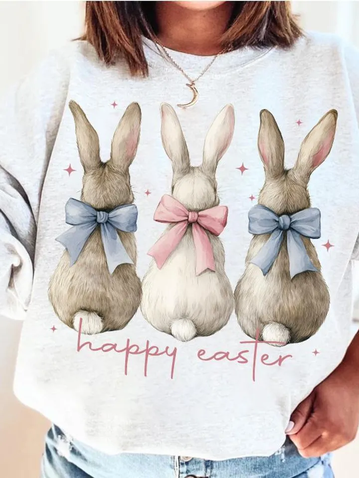 Happy Easter PNG, Coquette Easter Bunny Png, Retro Easter Png Cute Easter Day Shirt Design, Trendy Easter Day Png, Sublimation, Digital