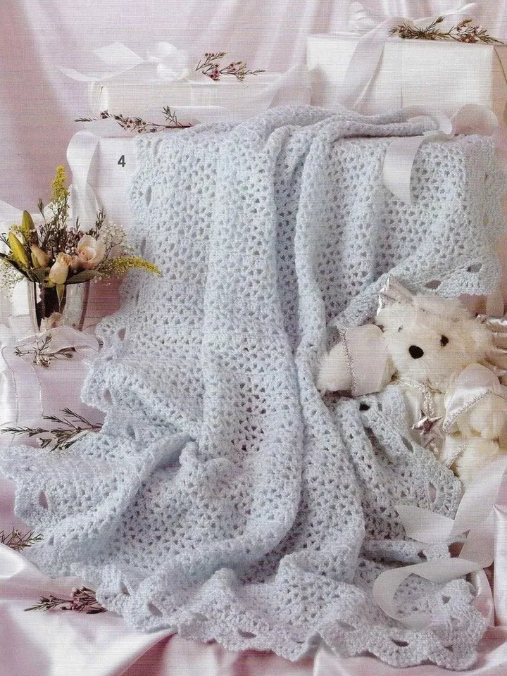 Crochet baby blanket , 7 X Baby Blanket CROCHET Pattern Afghan Blanket Crochet Pattern Blanket pdf instant download