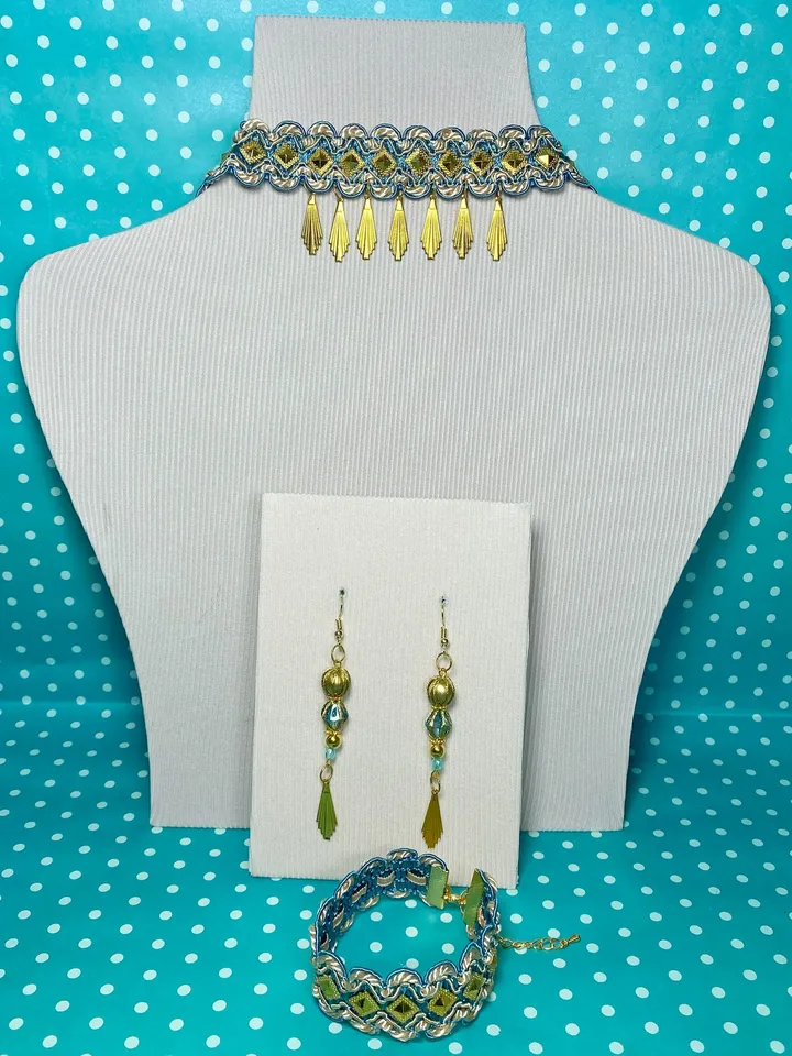 Jewelry set for oriental dances. Set of jewelry. Handmade.