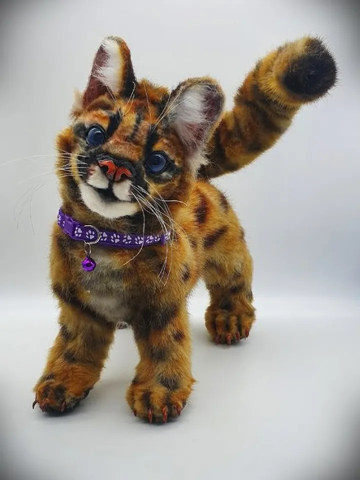 Sewing PATTERN Cougar Toy-Collectible Toy - Posing Toy- Cougar Toy-Stuffed Animal
