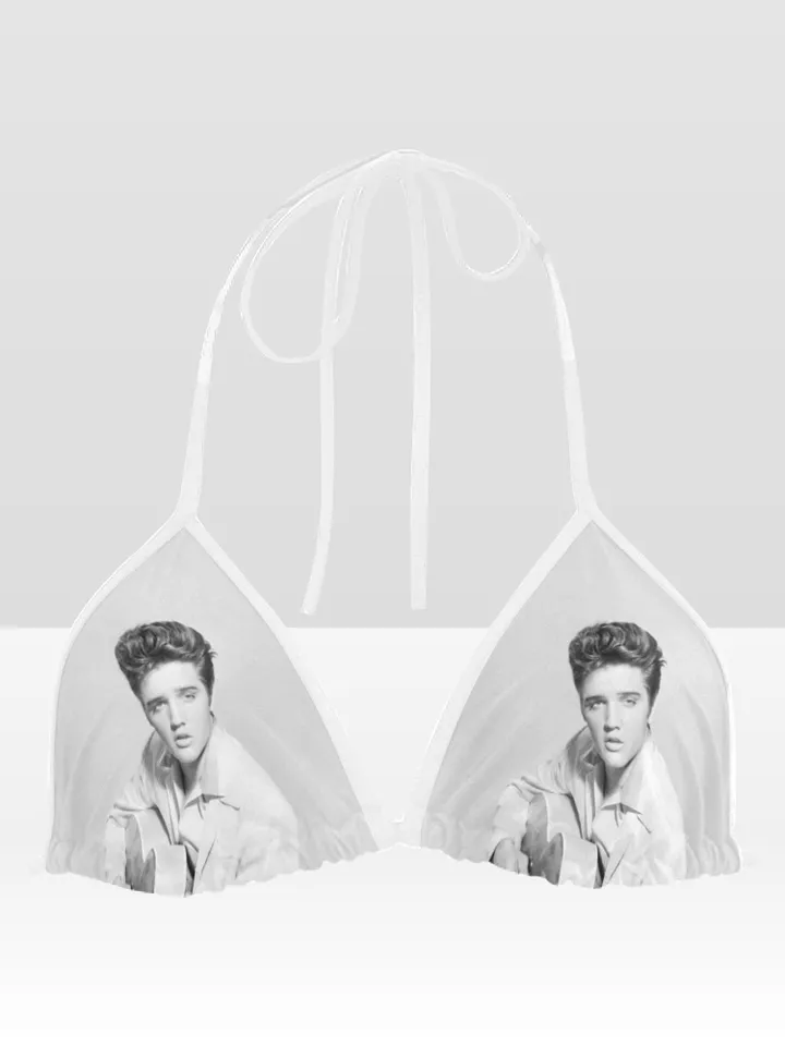 Elvis Bikini Swimsuit Top