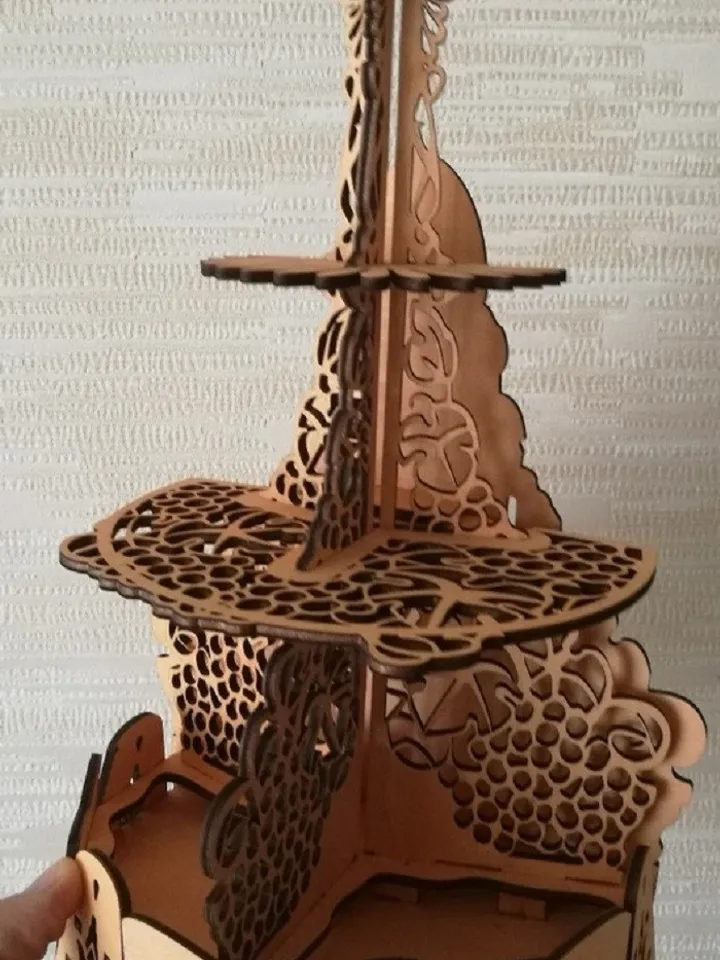 Digital Template Cnc Router Files Napkin Holder Cnc for Wood Laser Cut Pattern