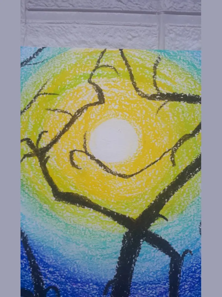 Serenity of the Moon Night, Drawing