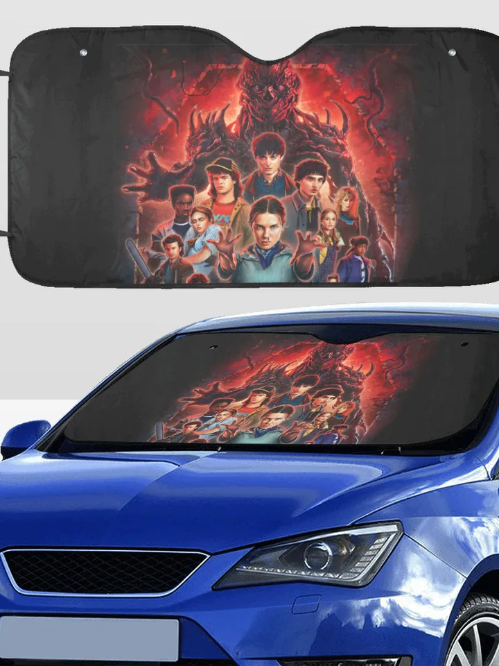 Stranger Things 5 Car Sun Shade