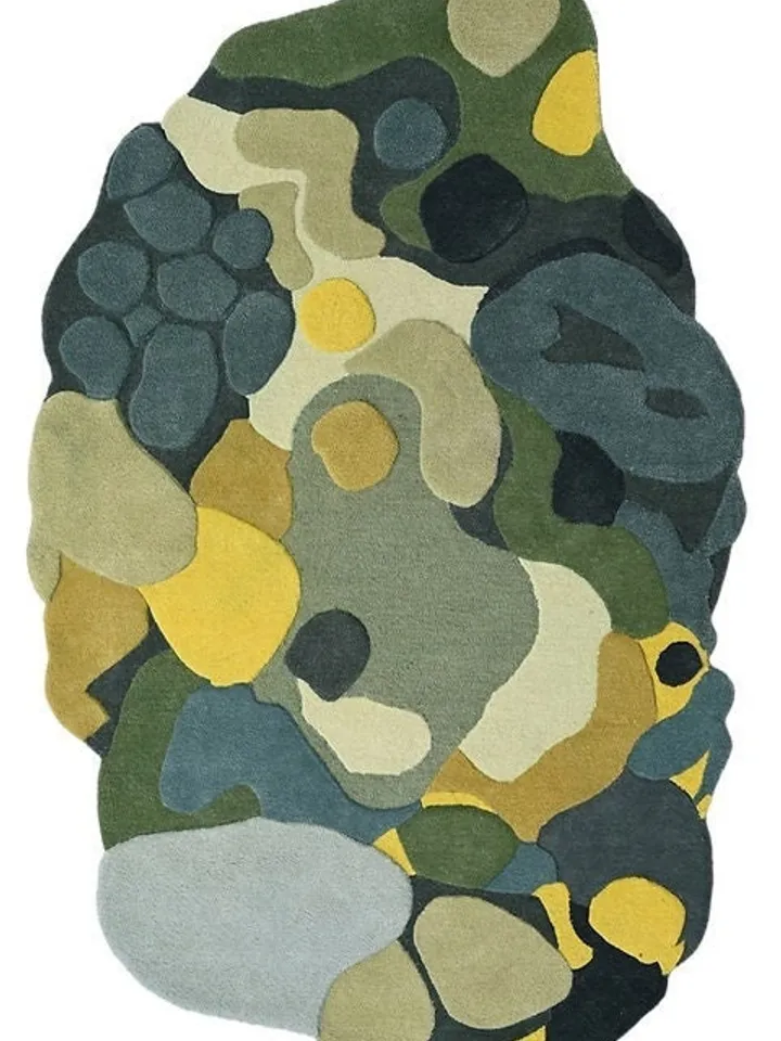 Forest Green Oval Hand tufted rugs 100% wool for living room, bed room, kids room in any size 8x10,6x9,5x8,4x6 hurry up!!!!!