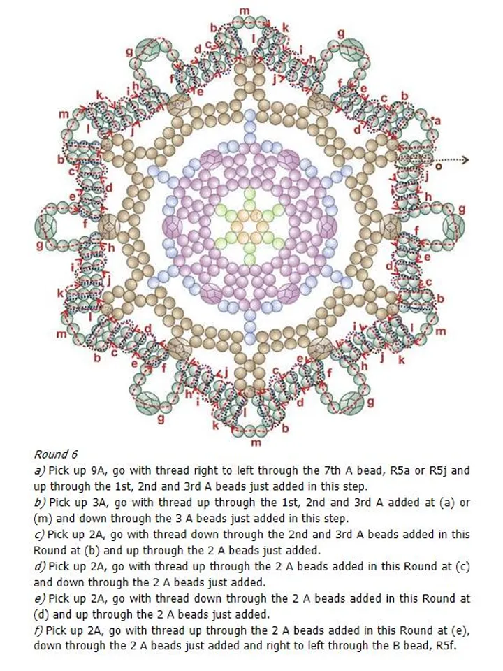 Beaded Snowflake Ornament Patterns