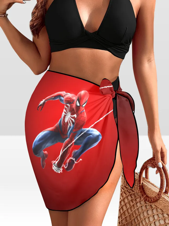 Spiderman Beach Sarong Wrap