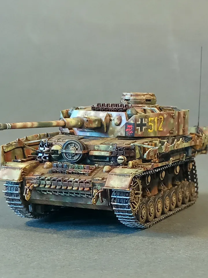 Pro Built model Panzer IV Ausf.J 31 Pz.Reg., 1/72 scale