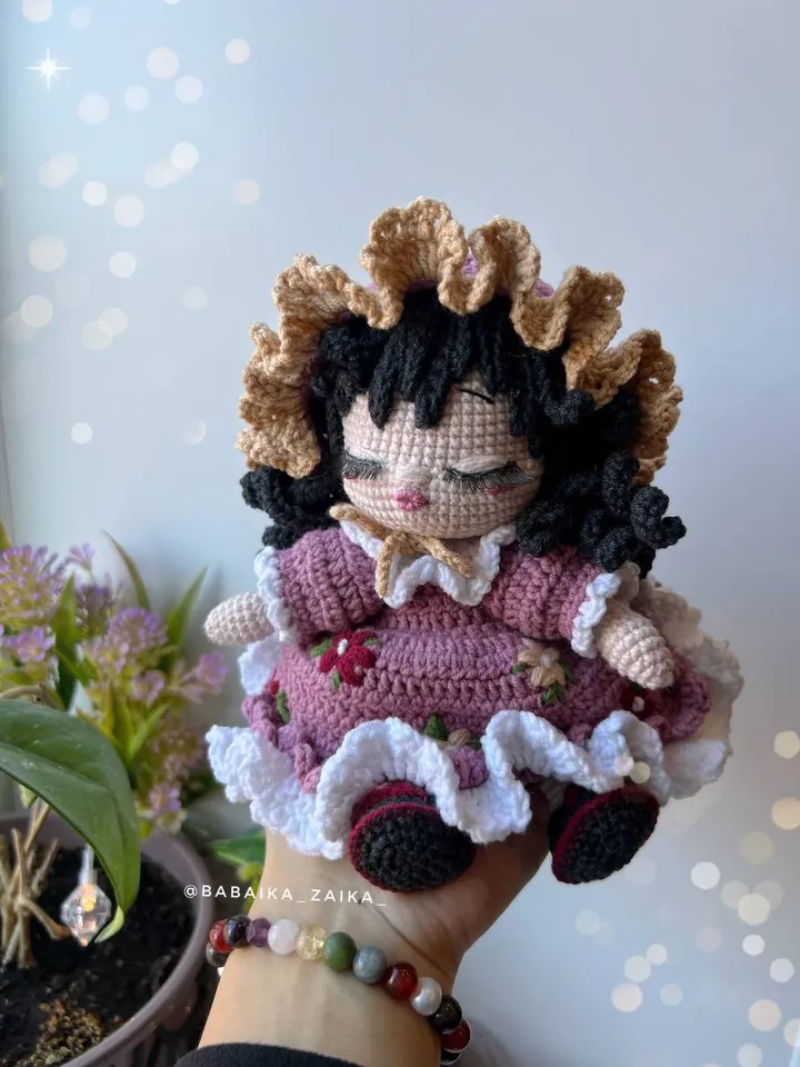 PDF Vintage Doll Crochet Pattern, Amigurumi Doll Pattern, Vintage Pattern, Crochet baby doll, Crochet doll, Amigurumi toys, Vintage decor