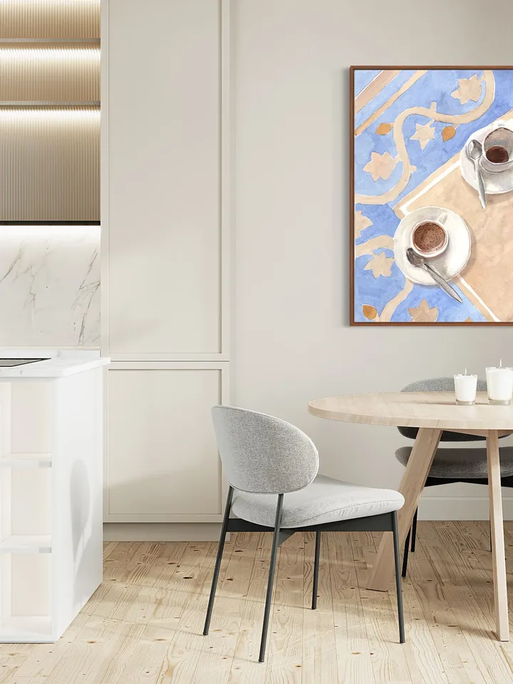 Coffee Still Life Watercolor Painting, Office Motivation, Kitchen Print, Modern Poster Poster, Cup Of Coffee Poster, Minimal Boho Coffee Art