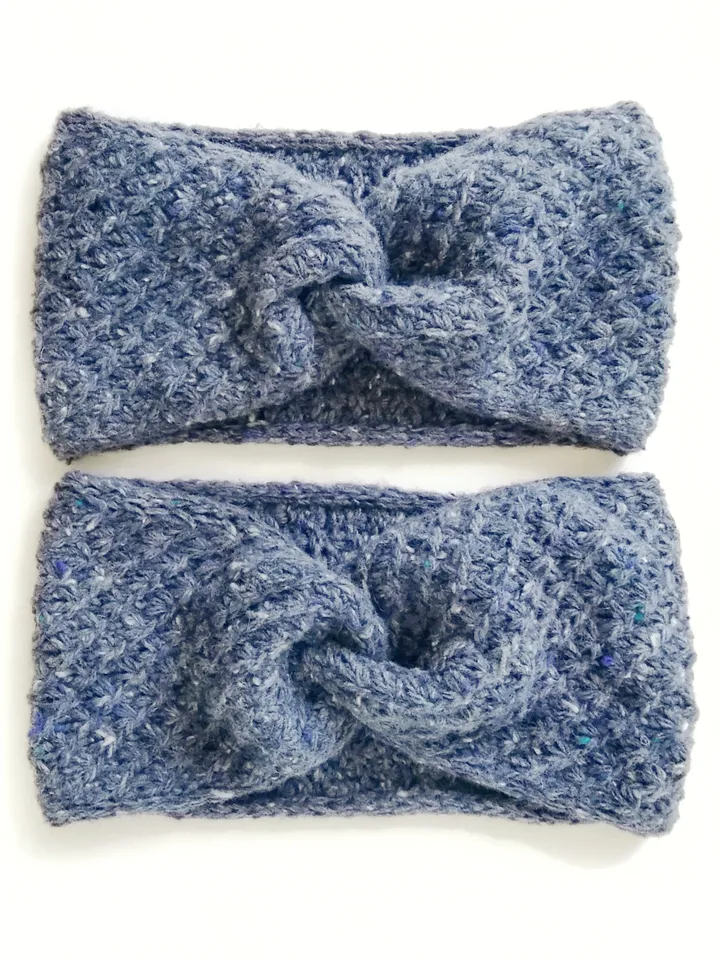 Luxurious Hand-Knit Merino Wool & Cashmere Women's Headband - Soft, Cozy, and Stylish - Shop Now for a Touch of Elegance. FREE SHIPPING!