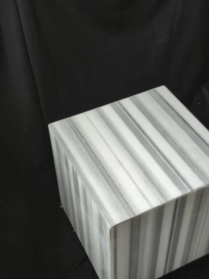 Marmara marble cube coffee table side table marble coffee table It is real marble special pattern free shipping