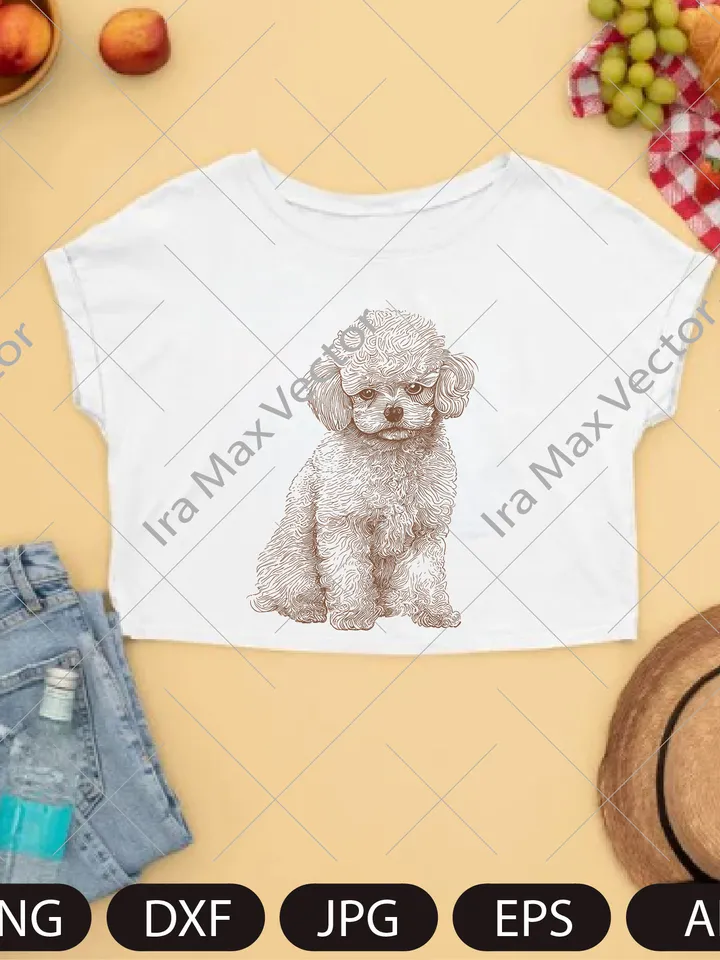 Toy Poodle Svg,Toy Poodle Clipart, Poodle Png, Poodle Head, Poodle Cut Files , Poodle Silhouette, Dog Silhouette