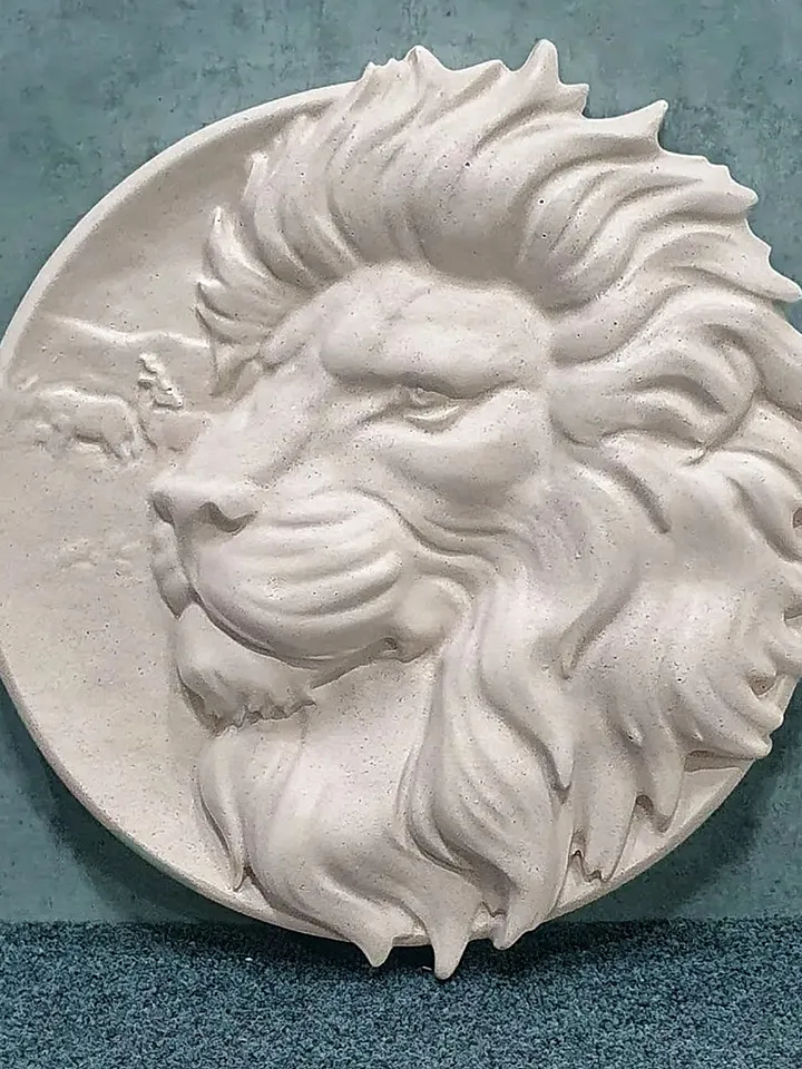 DIY mold for filling the Lion Safari panel