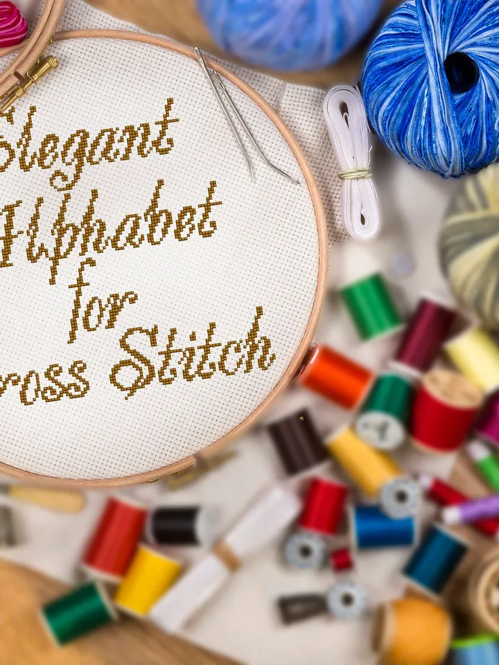 Alphabet cross stitch pattern PDF Calligraphy stitch, Font xstitch chart, Letters cross stitch, Digital download PDF DIY Home decor #A2