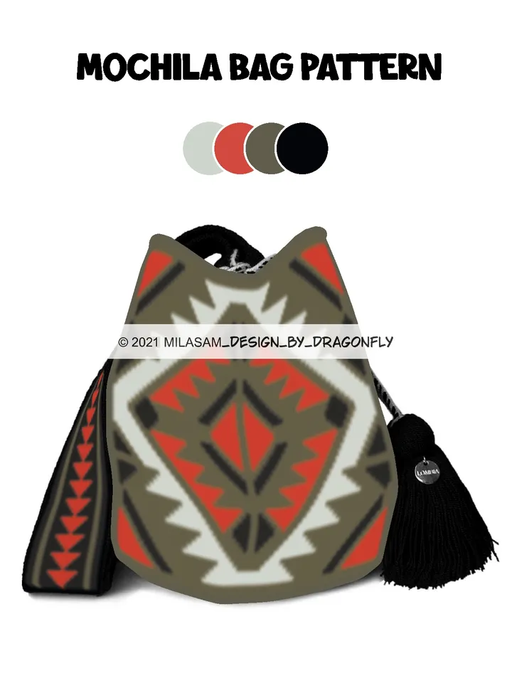 Wayuu mochila bag patterns / Set Traditional