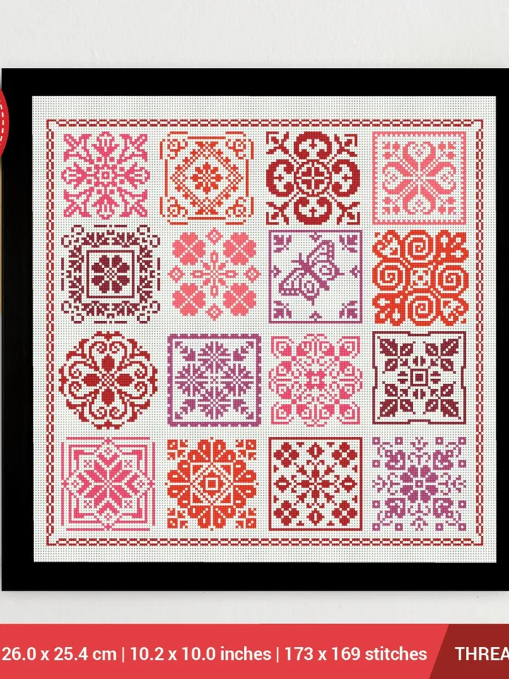 Ornament Cross stitch pattern | Embroidery Pattern | Instant Download | Embroidery Designs