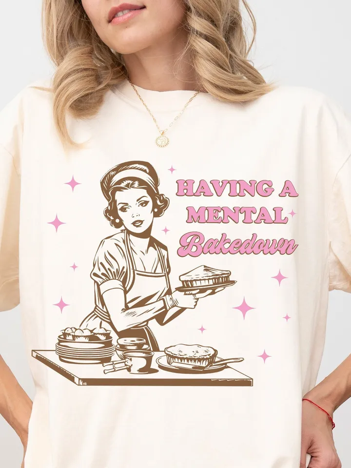 Having a Mental Bake Down SVG,Retro mama png,Sarcastic Mama Design,Sour Dough,Funny Mom Png,Tired Moms Club PNG,Mama Png,Mothers Day Png