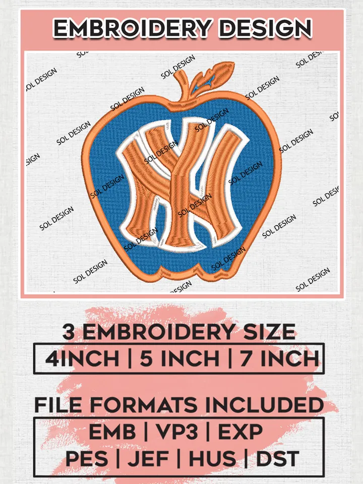 NBA Knicks Logo Embroidery Designs, New York Knicks Team Logo Embroidery, Basketball Team Logo Emb Files, NBA Team, 3 sizes, Machine embroidery Files, Digital Download