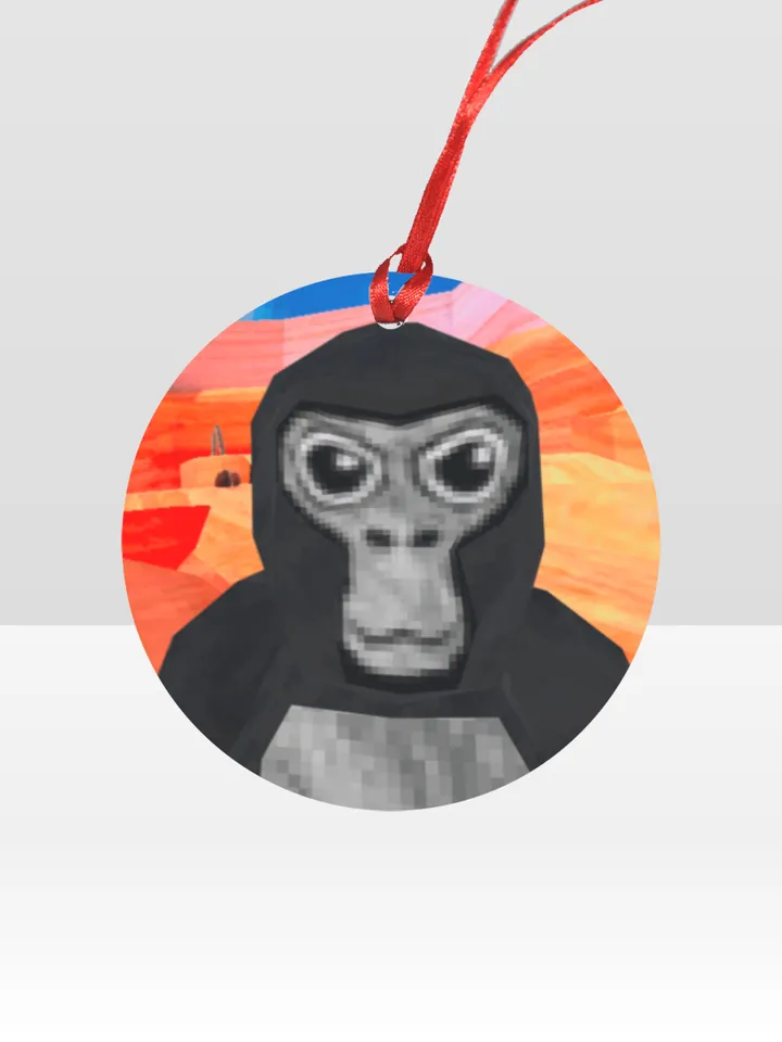 Gorilla Tag Christmas Ornament