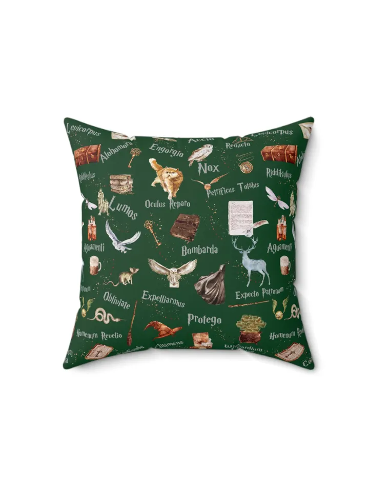 Wizarding World Baby Pillow; Magic School Pillow Owl Key Magic World Custom Wizard Pillow Gift for Baby Magic School Pillow WBB12