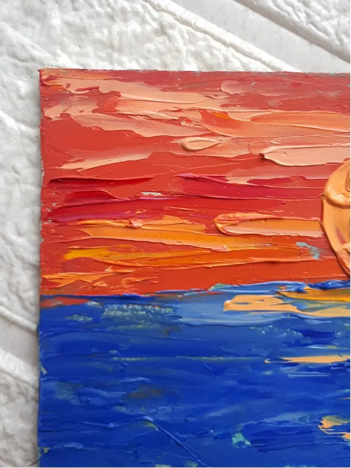 Radiant Sky Sunset Painting