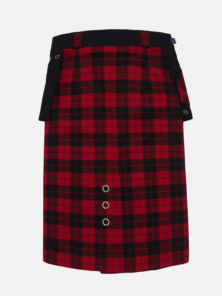 The red "Punk" Man's Skirt / modern kilt