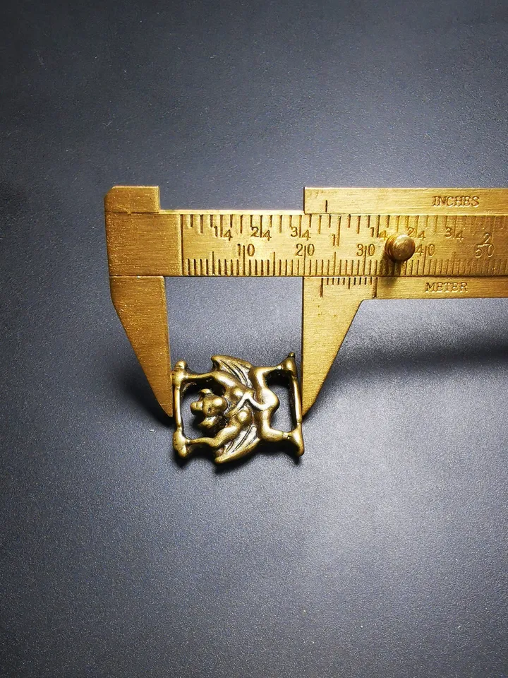 Gandhanra Handmade Scripture Book Buckle,DIY Buckle for Book,Belt,Made of Brass