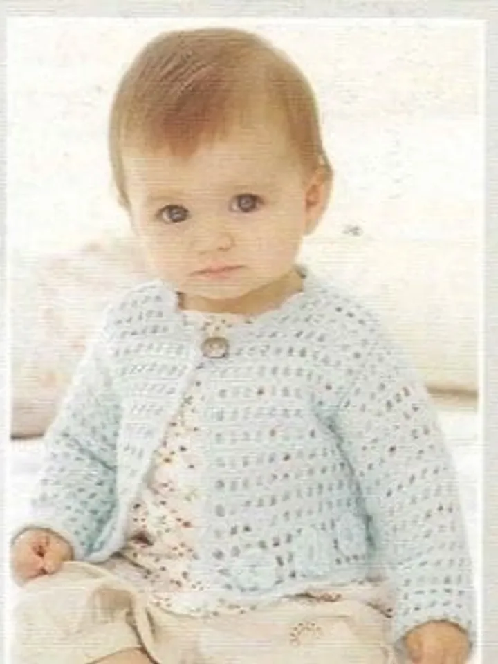 Baby cardigan CROCHET PATTERN , Crochet Cardigan Waistcoat Bolero Hat Crochet 0 - 7 Years PDF instant download