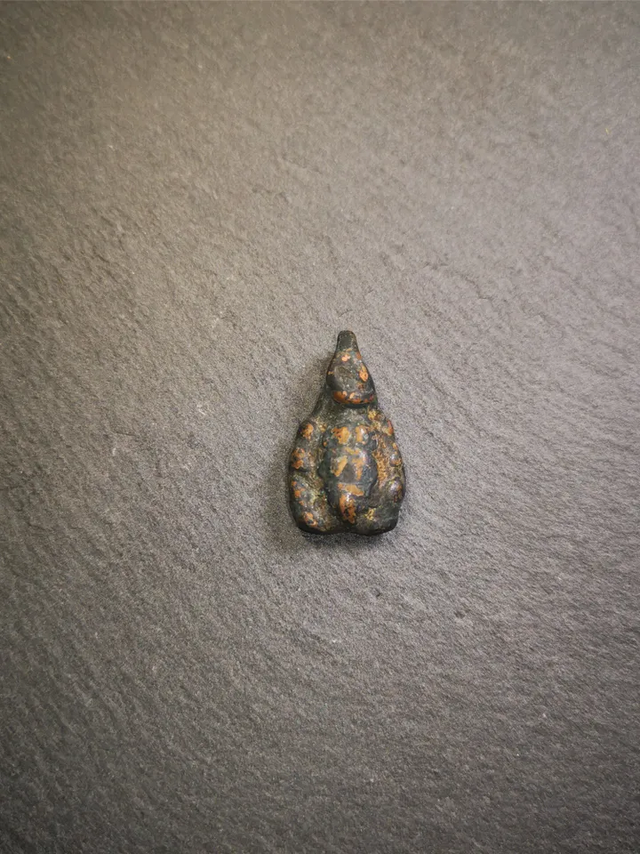 Gandhanra Old Tibetan Amulet,Scorpion Guru of Padmasambhava, Buddhist Scorpion Pendant, Made of Copper,0.95" × 0.55"
