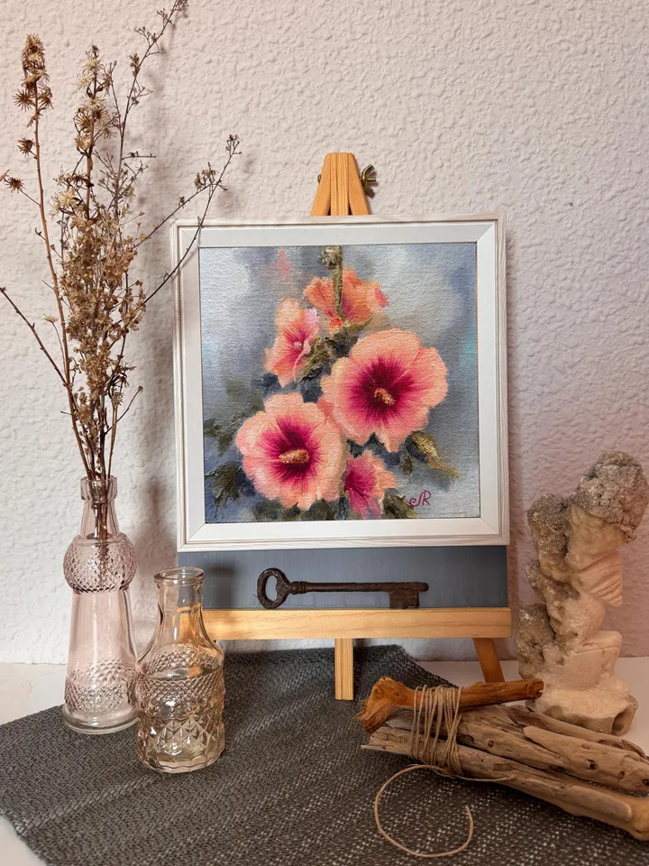 Flowers Original Painting Floral Wall Art Flowers Oil Art
