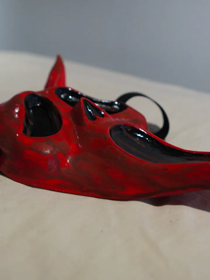 Killer Devil with Horns Mask Dead by daylight mask wearable halloween costume cosplay survival horror game Killer mask