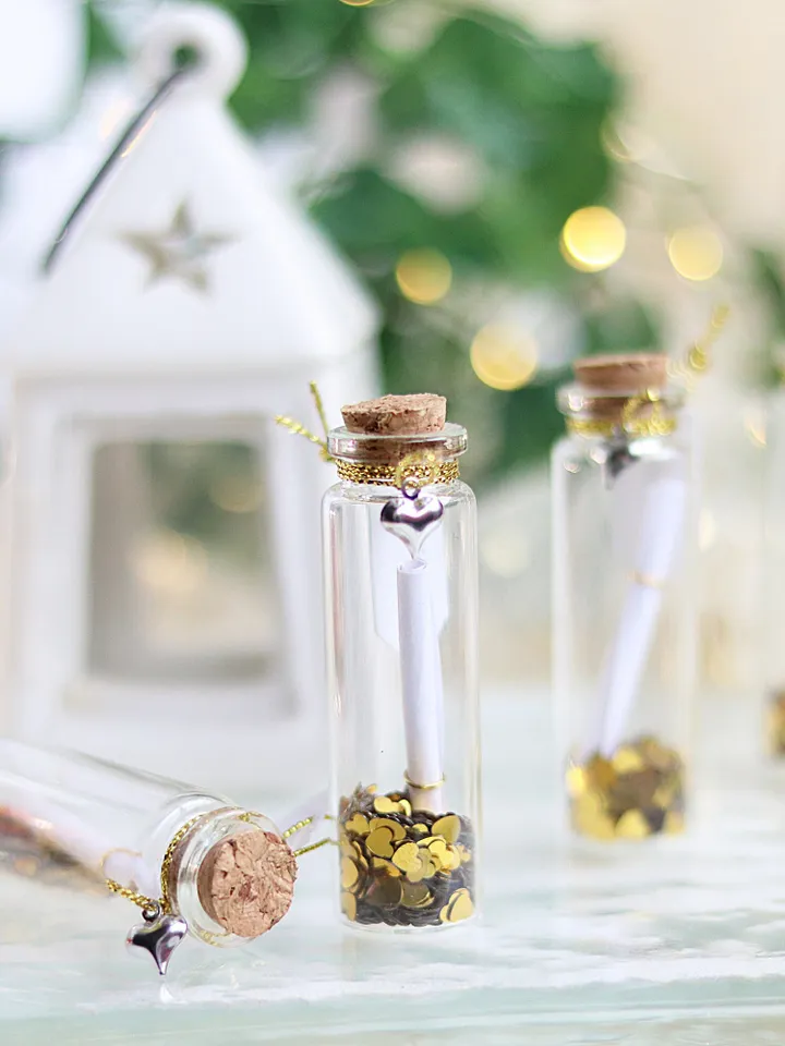Message in a bottle , Potion vials, Wish Jars, small Cork bottles, miniature glass jars, little gift