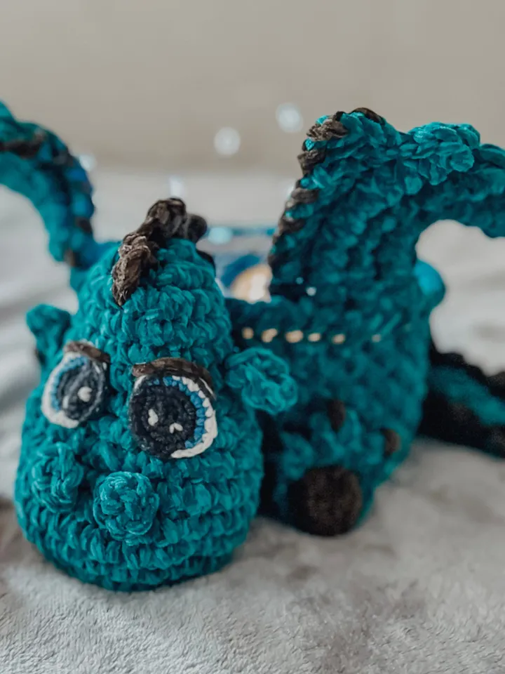 Crochet pattern Dragon basket PDF Digital instant download, Video tutorial, Storage organization, Christmas ornament, Symbol New Year 2024