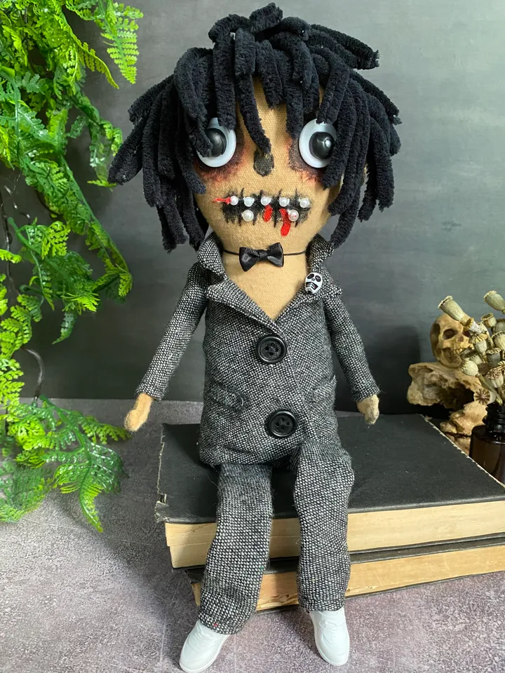 handmade halloween doll . boy doll . creepy cute doll