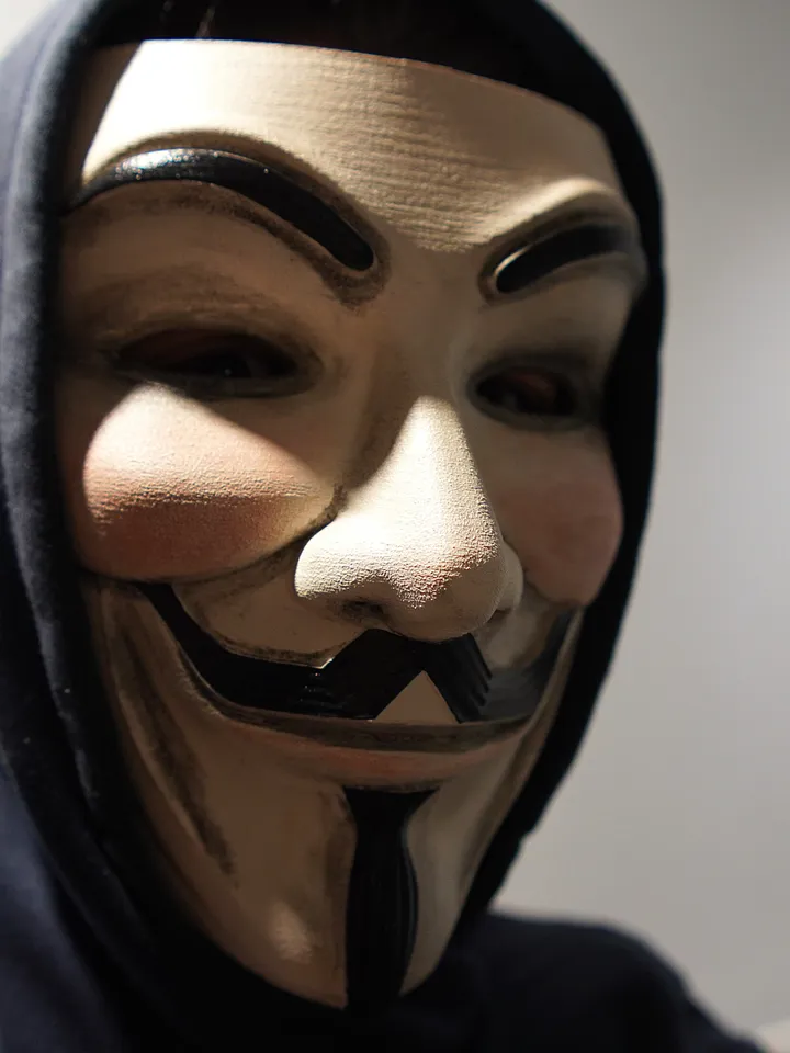 Guy Fawkes Mask Flesh with Blush Collectible Vendetta Anonymous