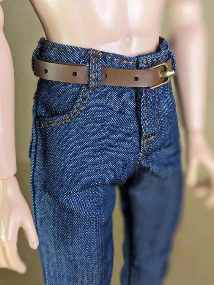 Classic jeans for 1/6 scale fashion male doll (FR Homme, Poppy Parker)