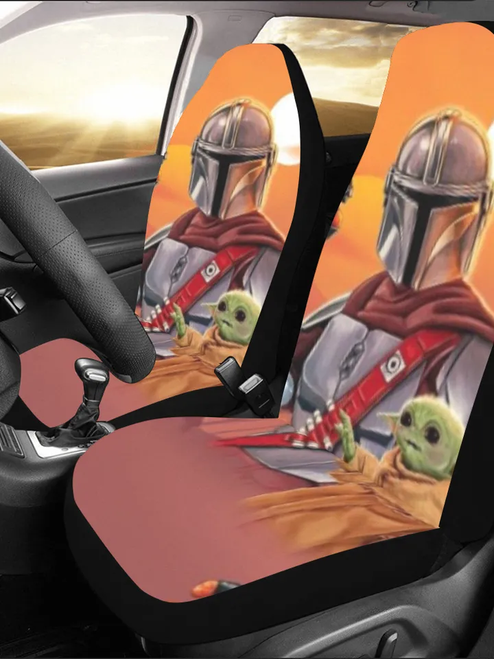 Mandalorian Car Seat Covers Set of 2 Universal Size