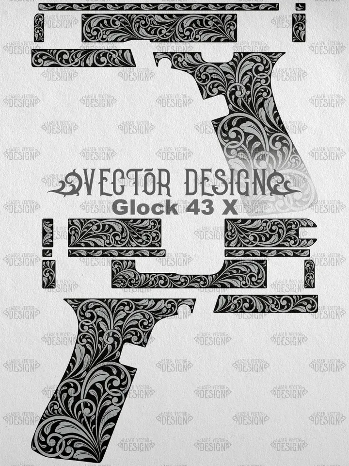 VECTOR DESIGN Glock 43 X Scrollwork