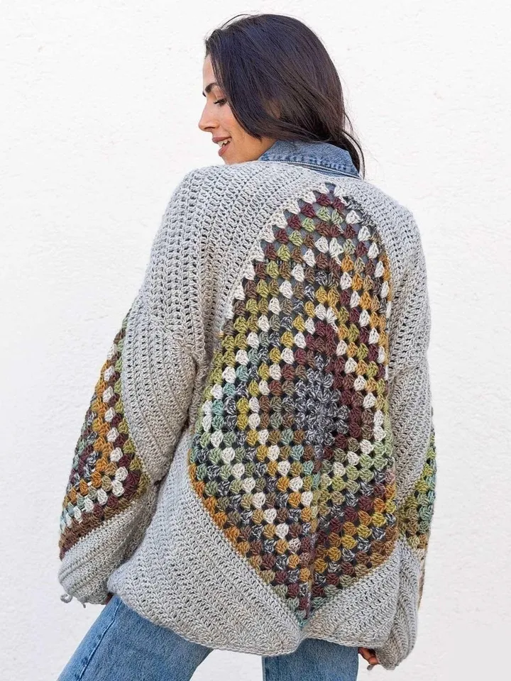 Crochet Pattern sweater, easy sweater crochet, ladies sweater, oversized sweater pdf